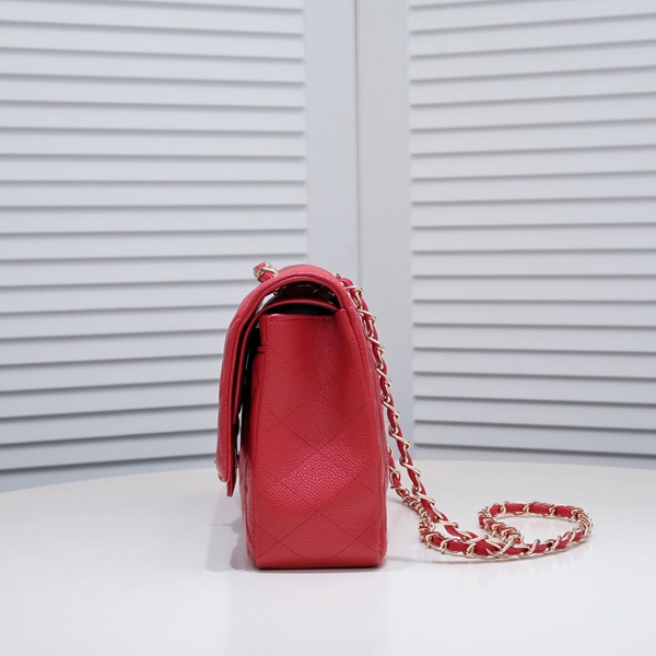 シャネルバッグ背面デザイン